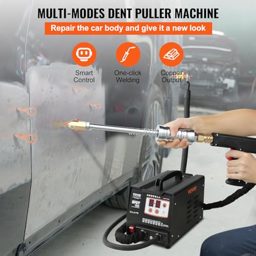 VEVOR 110V Spot Welder Dent Puller, 3000W Stud Welder Dent Repair Kit, 7 Models Spot Welding Machine for Car Body Dent Repair
