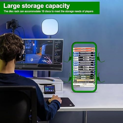 Bestswitches KP06 Bestswitch Game Storage Tower For Ps5/Ps4/Xbox One/Xbox 360/Xbox Series X/S/Switch Game Cases Blu-Ray Disks Organizer thumb #2