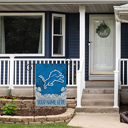 Image of Rico Industries NFL Standard /Primary Personalized 13 inch x 18 inch Double Sided Garden Flag