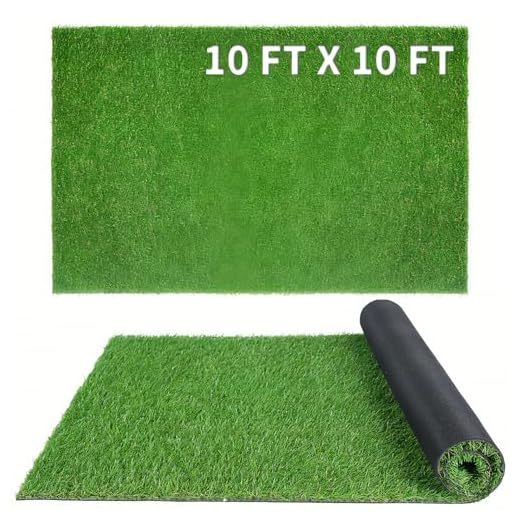 Realistic Artificial Grass Rug 10x10 FT