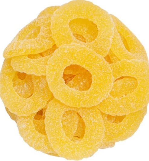 Smarty Stop Anillos de goma (piña, 2 libras (paquete de 1))