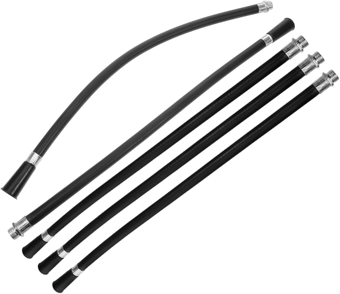 5pcs Nozzle Hose Vehicle Fire Suppression Fireman Style Discharge Hose Spray Nozzle