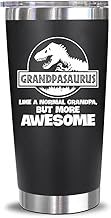 Grandpa Gifts - Fathers Day Giftss, Birthday Gifts For Grandpa - Best Grandpa Gifts For Grandfather, New Grandpa, Promoted To Grandpa, Grandparents From Grandchildren Granddaughter - 20Oz Tumbler