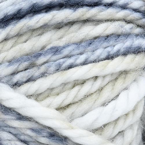 Image of Lion Brand Yarn, Re-Spun Thick & Quick Yarn, Earl Grey, Multicolor, 3 Pack