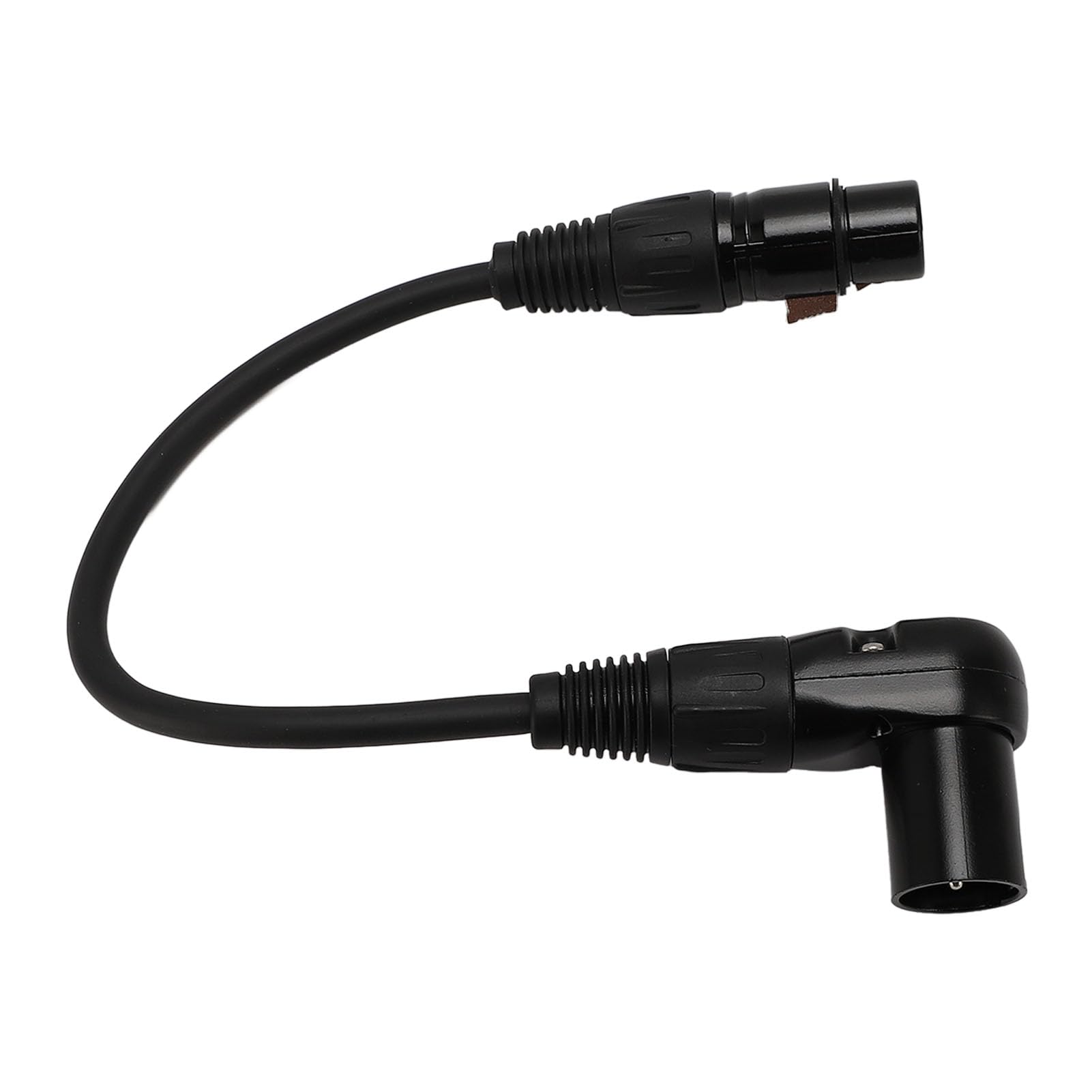 Cocoarm Cavo Microfonico XLR, Adattatore in PVC da 90 Gradi per Mixer da Studio e Altoparlanti con Angoli Regolabili (1,8 metri)