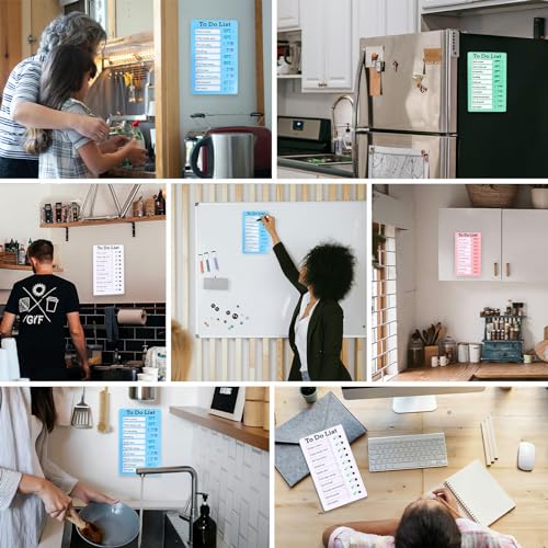 Fecawd Tabela de tarefas de 2 peças, gráfico de rotina deslizante, quadro de lista de verificação de