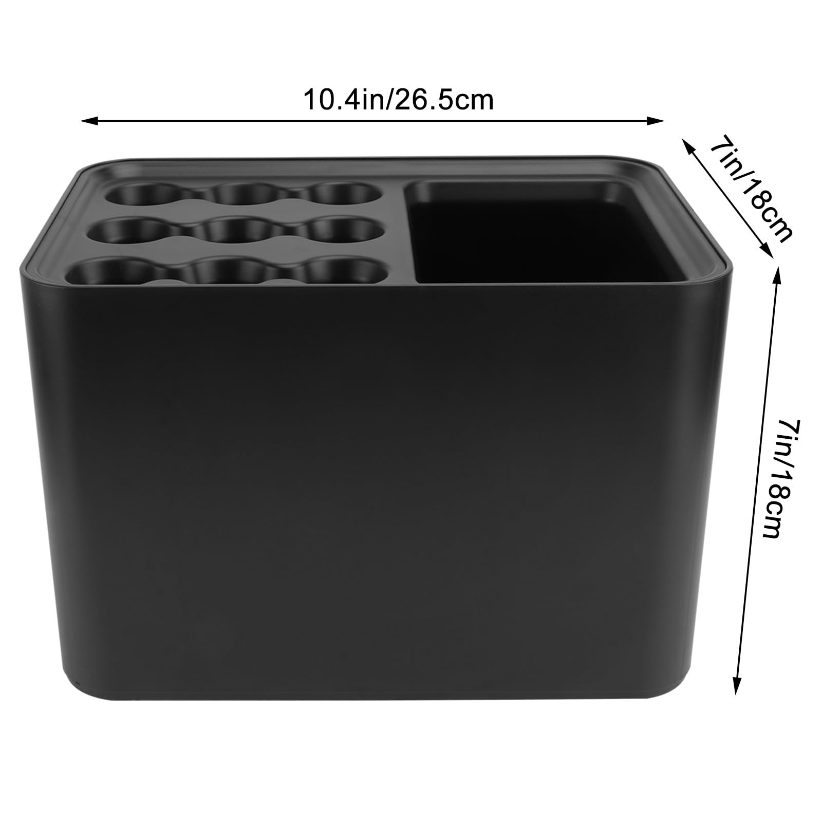 Portaombrelli Facile da Installare Funzione di Drenaggio da Creativo in Nordico in Ps Nero per e Cucina