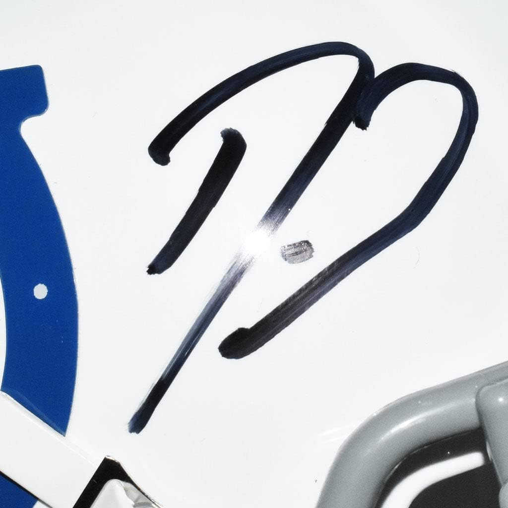 Darius Leonard Autographed Indianapolis Colts Mini Speed Helmet - Hand Signed & JSA Authenticated : Collectibles & Fine Art