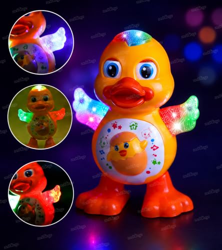 Image of Zest 4 Toyz Musical Dancing Duck with Lightning Effect, Real Dancing Action and Music (Dancing Duck)