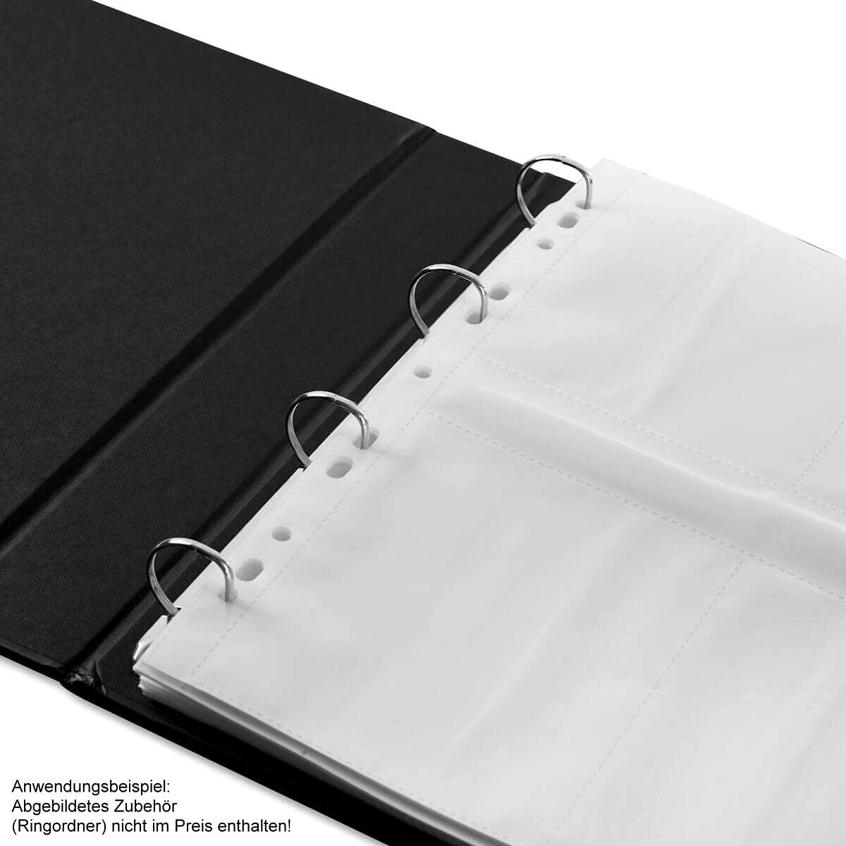 mashpaper Fotohüllen weiß 300 Stück 9x13cm Hochformat für 2x4 Fotos 75604