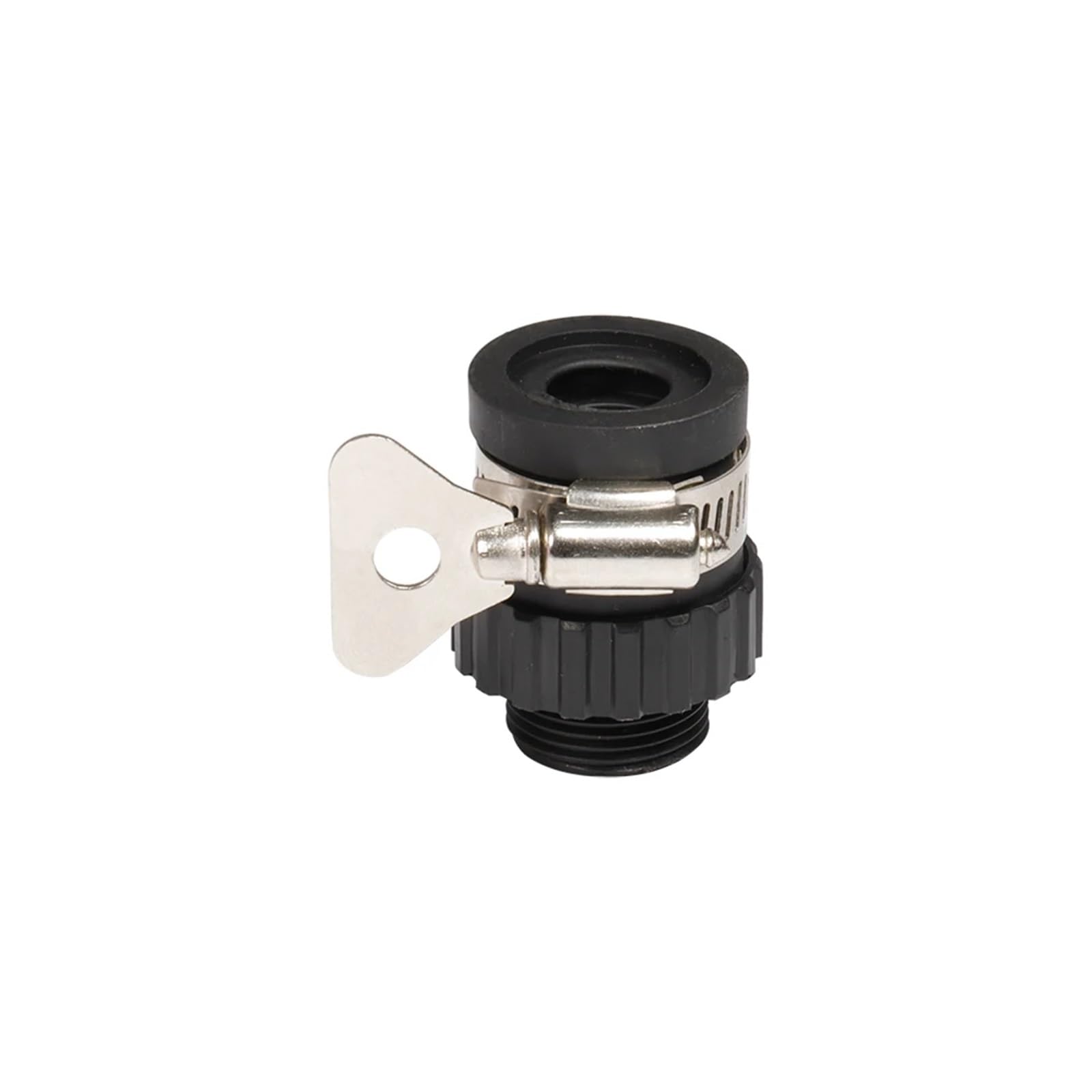 6 accesorios universales para grifo, conector rápido de latón, adaptador de riego de jardín, accesorios de manguera de riego (plateado)