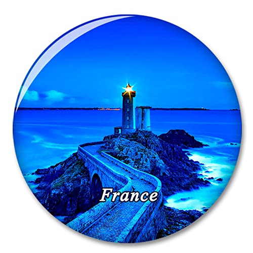 France Plouzane Lighthouse Fridge Refrigerator Magnet Decorative Magnet Sticker Travel Souvenir Collection Tourist City Gift Whiteboard Kitchen