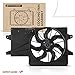 A-Premium Engine Radiator Cooling Fan Assembly Compatible with Select Ford Models - Focus 2008-2011, 2.0L - with Air Conditioning