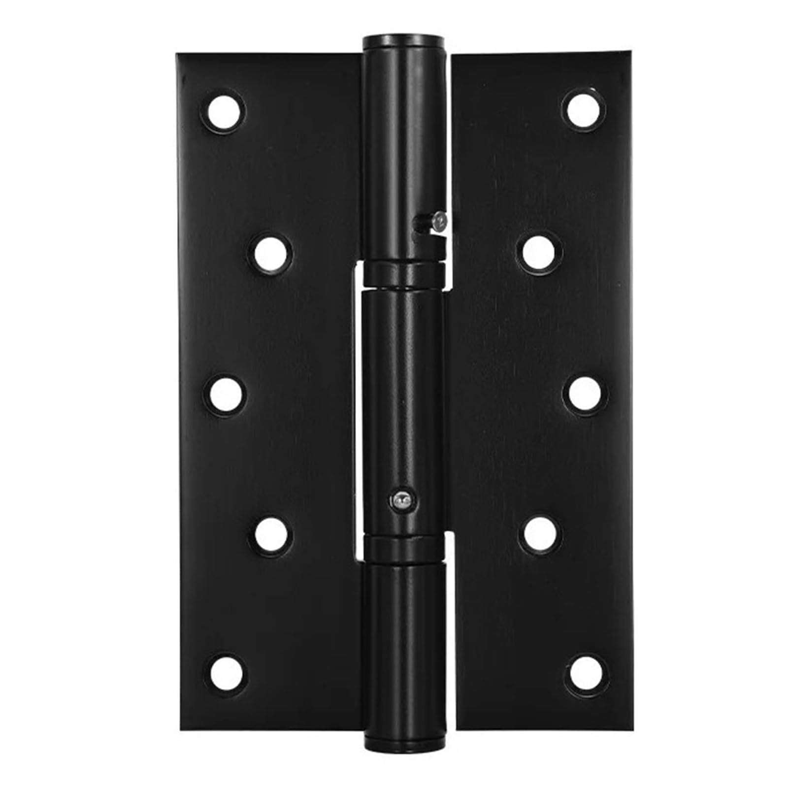 Invisible Door Hinge Stainless Steel Spring Self-Closing Hydraulic Buffer Damping Rebound Closer Positioning Dark(5inch Silver)