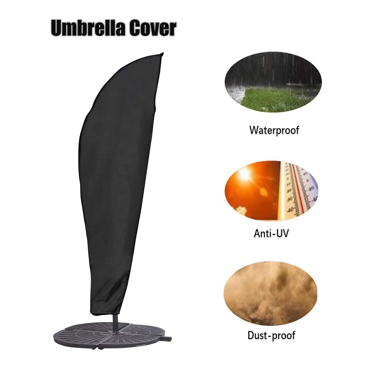 Kgya Parasol Cover Patio Umbrella Cover Outdoor Market Umbrella Protective Canopy Cover Fit For 7 11 Feet Buy Online In India Missing Category Value Products In India See Prices Reviews