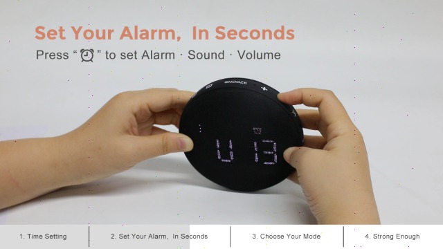 Amazon.com: Gianna Alarm Clock for Heavy Sleepers - Vibrating
