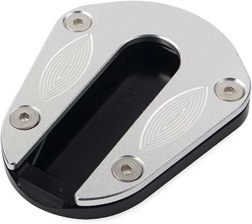 FSFY Soporte Del Motor Pie Lateral Soporte Ampliador Placa Kickstand Pad para BENELLI TRK 502 Negro