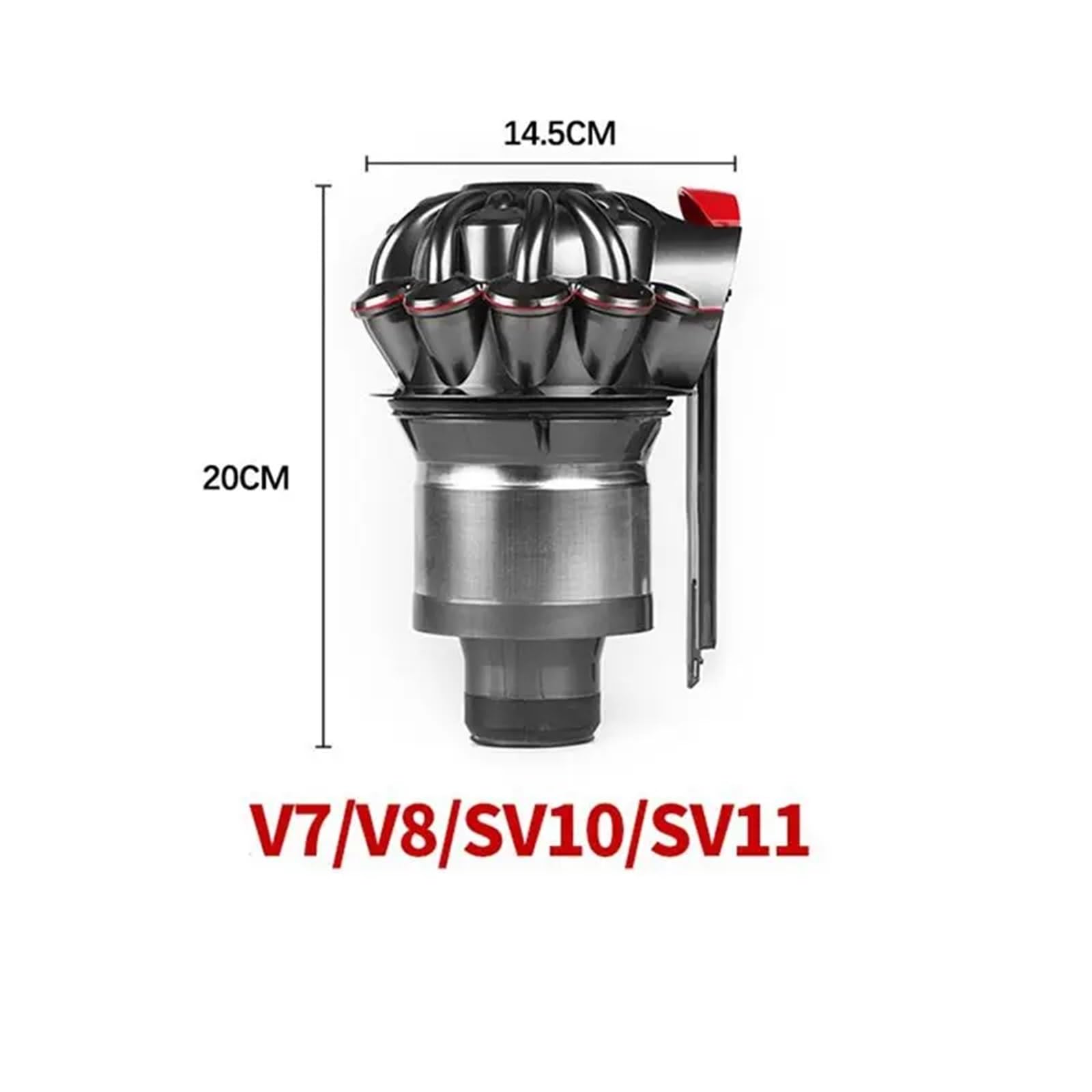 Cuerpo del Motor ciclónico de aspiradora for V7 V8 SV10 SV11, Repuesto de Piezas de aspiradora