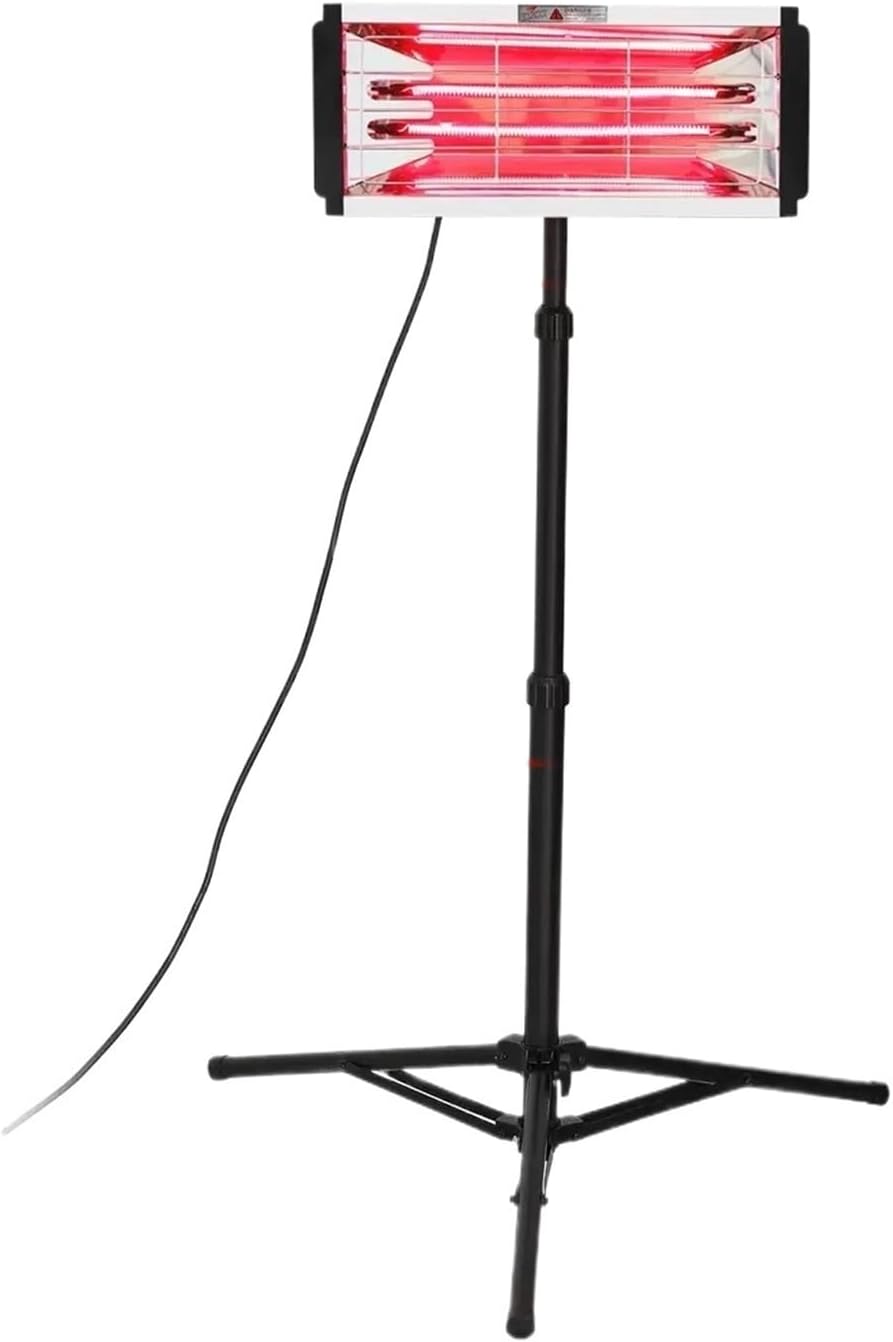 2000W Paint Curing Lamp Shortwave Heating Paint Lamp with Liftable Bracket Drying Light(ZJ-KCY-002-Y,220V UK)