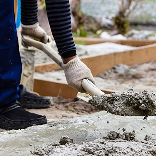 Evridwear Cotton Polyester String Knit Shell Safety Protection Work Gloves For Painter Mechanic Industrial Warehouse Gardening Construction Men & Women 12 Pairs, No Dots, Large Size #TOP3