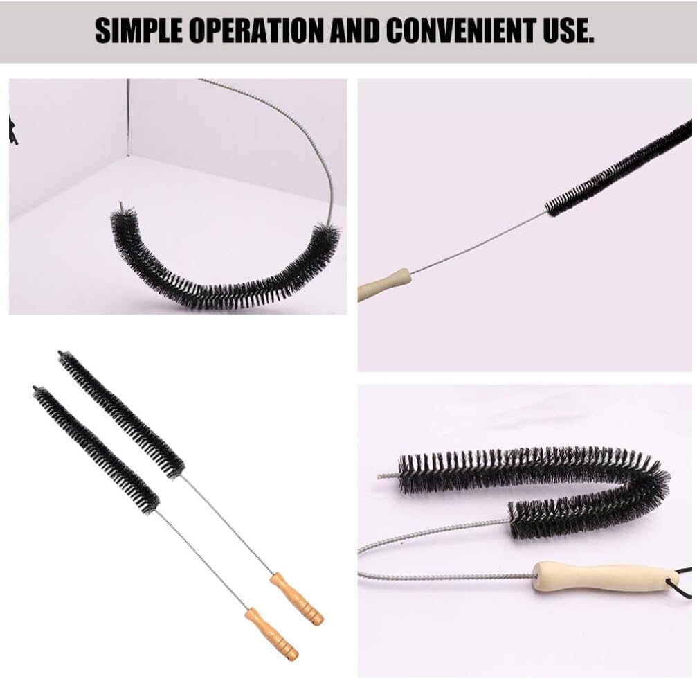 4pcs Dryer Cleaning Brush Flexible Lint Brush for Washing Machine Dryer Vent Cleaning Handle Bristles for Hard Reach Areas