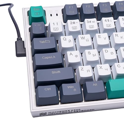 Teclado Mecânico MACHENIKE K500 Com Fio 94 Teclas MacBook PC Celular Notebook Windows
