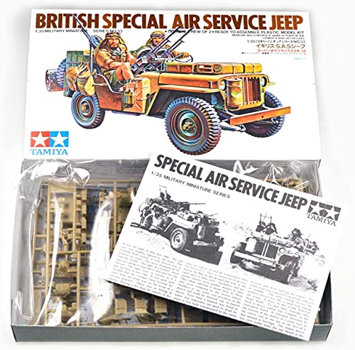 Kit modelo British SAS Off Road Car 1/35 miniatura 4