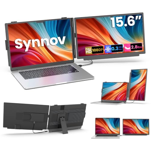 Synnov 15.6-Inch Detachable Dual Monitor