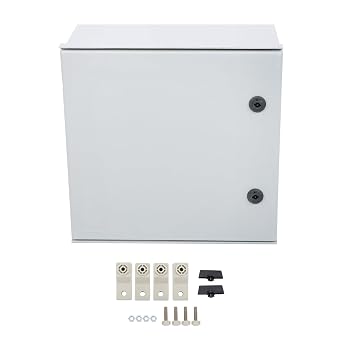 kimllier IP65 Fiberglass Electrical Enclosure Box 16 x 16 x 8 Inch