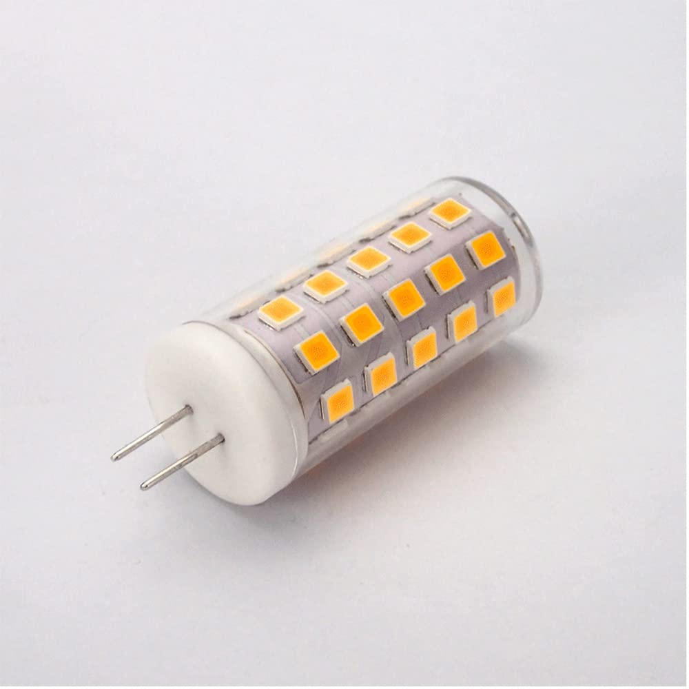 LED-Birnen 4W-400LM [40W Halogen-Äquivalent], G4-Bi-Pin-Sockel Maisbirne, 360 ° Abstrahlwinkel, flimmerfrei, Niederspannung AC DC 12 V, dimmbare G4-Glühlampen (10er-Pack)