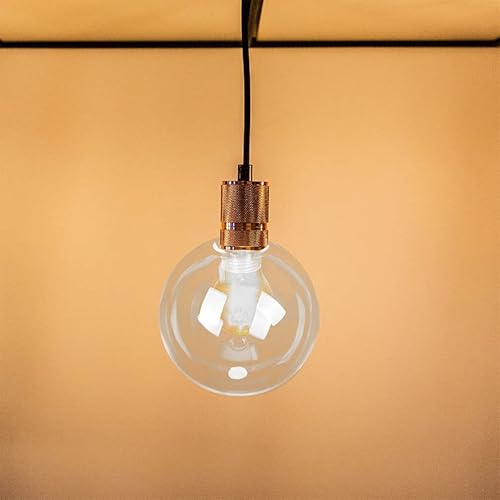 Miniatura 6 de Pantalla de lámpara de globo de cristal, cubierta de lámpara de globo G9, bombilla de protección de jaula de 5.906 in de repuesto para lámpara de