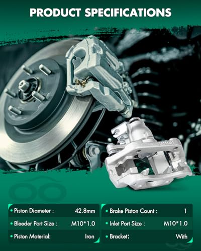 Image of SCITOO - Rear Right Disc Brake Caliper Assembly with Bracket For Ford,For Lincoln Models - For Flex 2009,For MKS 2009-2011 18B5212