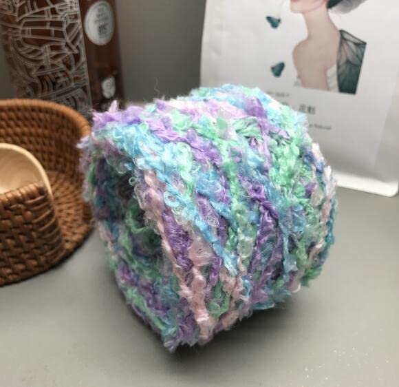 250 جرام الأزياء فريدة مختلط الألوان الفضاء صبغة الاكريليك القطن يتوهم غزل الحياكة لينة سميكة الكروشيه متماسكة الموضوع (Color : 01)