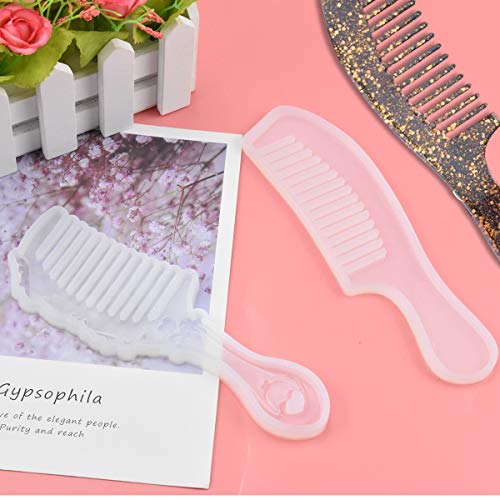 Jinlaili 2 Pezzi di Stampo Epossidico, Pettine