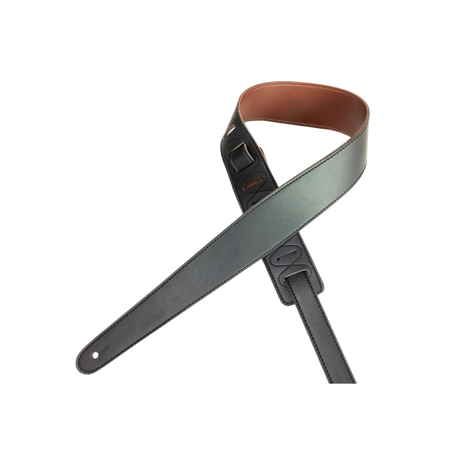 Correa de guitarra cuero sintético combinado, correa hombro portátil, suave for bajo acústico y eléctrico, piezas repuesto for Para Guitarras Bajas