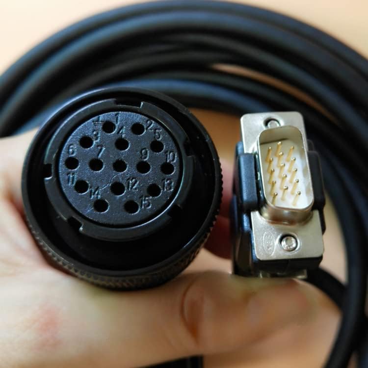 Miniatura 3 de Motor DS2DS3DS5EDS5L cable de línea de alimentación CM-XL25-05 Línea de alimentación de 4 núcleos (9.8 ft)