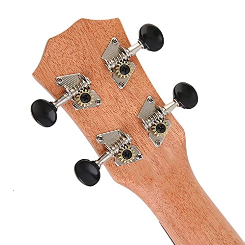 XJJZS Guitare ukulélé électrique 21 pouces Soprano acoustique 4 cordes artisanat bois blanc guitariste acajou - Les Beatles, Paul McCartney, John Lennon, RIngo Starr, George Harrison XJJZS Guitare ukulélé électrique 21 pouces Soprano acoustique 4 cordes artisanat bois blanc guitariste acajou – Image 8