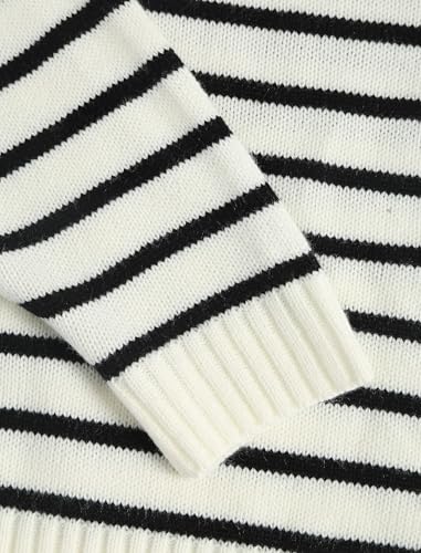 Image of ZAFUL Women's Cropped Turtleneck Sweater Lantern Sleeve Ribbed Knit Pullover Sweater Jumper
