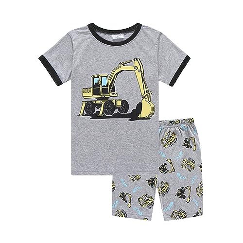 Survêtement enfants en coton hypoallergénique motif pelleteuse pour éviter les irritations