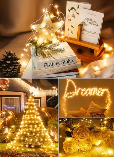 Minetom Usb Fairy Lights Plug In, 33 Ft 100 Led Twinkle String Lights With Remote And Timer, Waterproof 8 Modes Starry Lights For Indoor Wreath Diy Party Wedding Christmas Decoration thumb #6