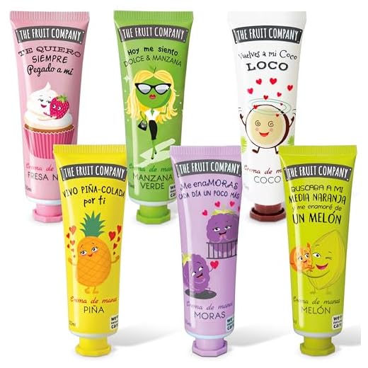 The Fruit Company 26240000 - Cremas de Manos, 50 ml, 6 ud.