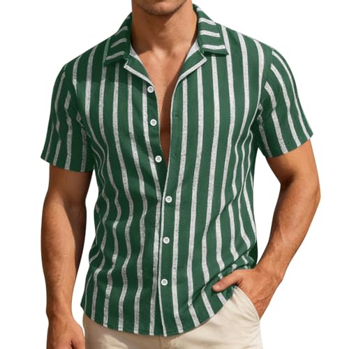 Chemise Homme Manches Longues en Coton Style Décontracté Coupe Standard
