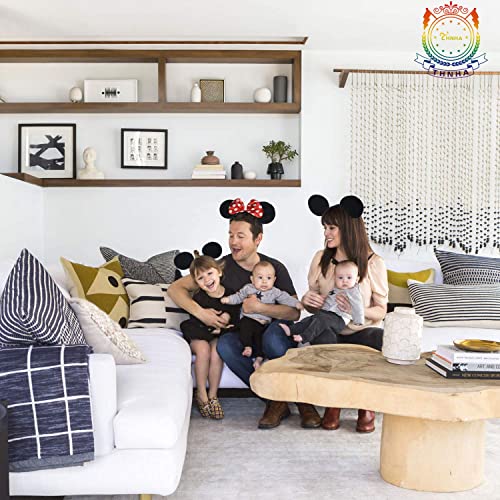 Mekbok Mickey Minnie Mouse Ears Headbands (Set Of 2), Black #TOP4