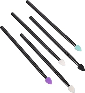 5 pinceles de silicona para sombra de ojos pa...
