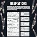 Jerky.com 100% Beef Stick - 26 Pack | All Natural Beef Meat Sticks | High Protein, Keto-Friendly, No Sugar, No MSG, Gluten-Free | Individually Wrapped Jerky Gifts for Men