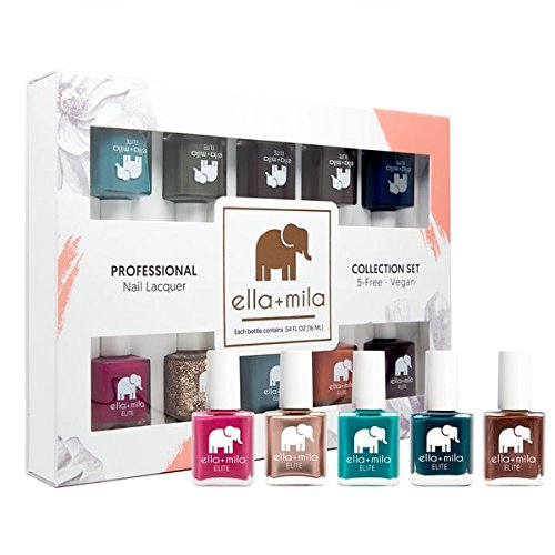 Professional Nail Polish Set - Quick Dry Nail Polish - Long-Lasting & Chip Resistant Color Kit (Elite Collection B - 10 Pack - 0.45 fl oz each)