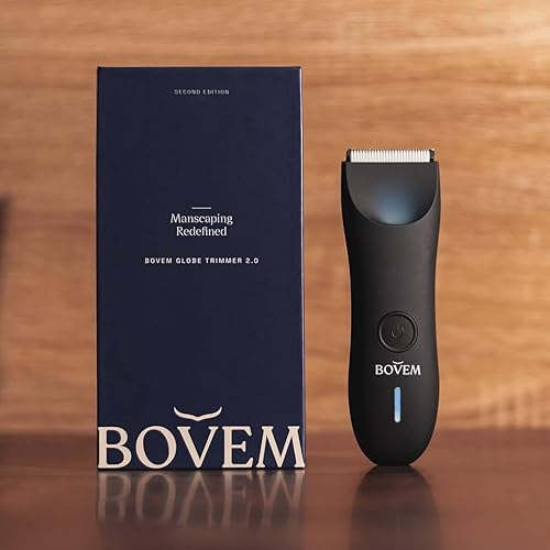 Miniatura 7 de BOVEM Globe Trimmer 2.0 - Maquinilla de afeitar eléctrica para hombres de pelo púbico, recortadora de vello corporal, recortadora de ingle para