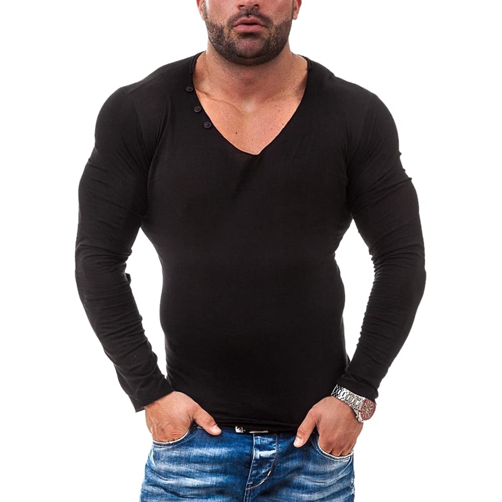 WUWUSKY Henley Shirt Heren Korte Mouwen Zomer met 3 Knoopsluitingen 95% Katoen Mens Tops Tees Shirts Lichtgewicht Workout Casual Sportshirts, Kleurrijk groen, M