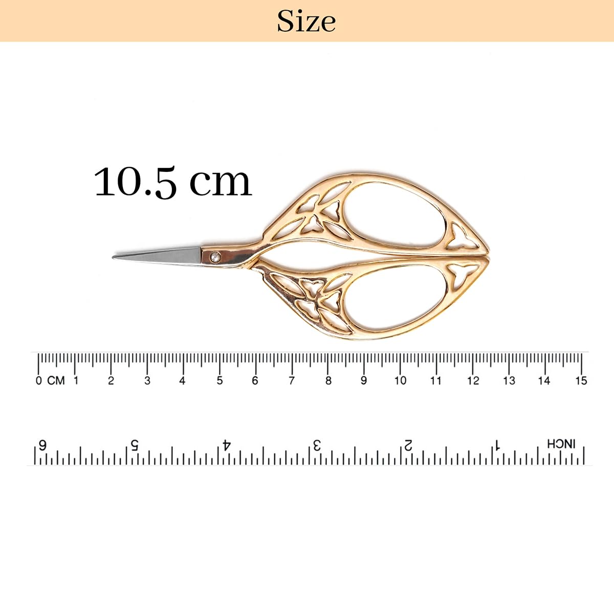 Vintage Embroidery Scissors for Sewing and Crafting – Precision Stainless Steel Small Fabric Scissors, Ideal for Embroidery, Sewing Kits, Craft, Cross Stitch, Crochet & Needlework Projects 4-Inch