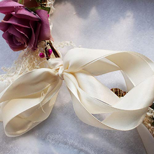 Women Rose Flower Headband Floral Crown Garland Halo Wedding Festivals Photo Props (Multicolor) #TOP5
